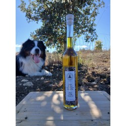 huile d'olive à la truffe avec brisures de truffe noire comptoir des truffes et des saveurs