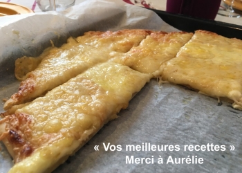 Pizza 4 fromages avec Moutarde à la Truffe
