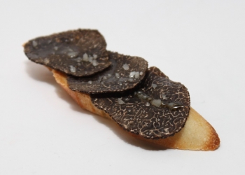 Tartines de pain grillé à la truffe